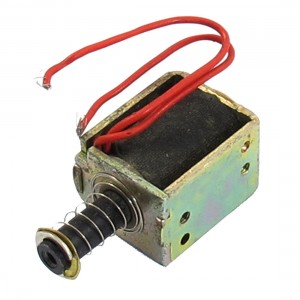 DC 24V 2N Force Push Type Open Frame Solenoid Electromagnet