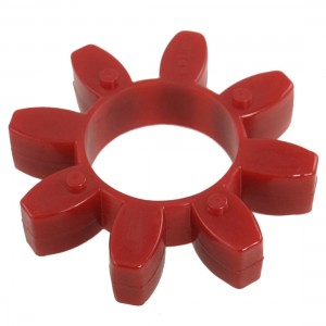 Red 94mm 3 7/10" OD 46mm 1 4/5" Bore Shaft Coupling Spider Insert