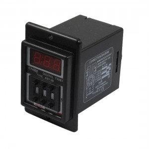Black AC 48V Power on Delay Timer Time Relay 0 1 99 9 Minute 8 Pins ASY 3D
