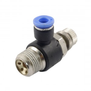 16mm Thread Pneumatic Air Flow Speed Controller for 6mm Diameter Tube