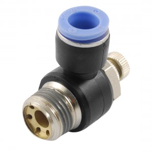 Pneumatic Piping Speed Controller Push in Connector 12mm RLSTX