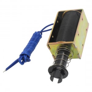 DC 24V 0 96A Push Type 5mm Stroke 1700GF Force Solenoid Electromagnet
