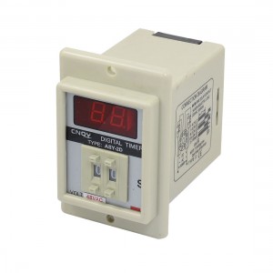 White AC 48V Power on Delay Timer Time Relay 0 1 9 9 Second 8 Pins ASY 2D