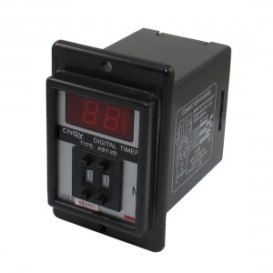 Black AC 48V Power on Delay Timer Time Relay 1 99 Minute 8 Pins ASY 2D