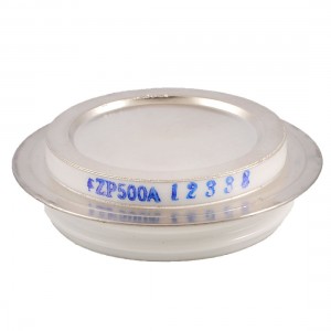 1.6KV 500A ZP Silver Tone Metal Shell Round Disc Type SCR Rectifier