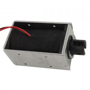 DC 24V 8W Pull Type Open Frame Linear Motion Solenoid