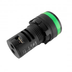 Green LED Indicator Light Pilot Signal Lamp Black Qdevj