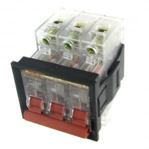 AC 400V 63A 3P Transparent Miniature Circuit Breaker with Mounting Bracket