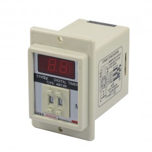AC DC 24V 8 Pin 0 1 9 9 Minute Digital Timer Time Delay Relay Beige ASY 2D