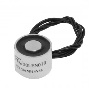 20mm x 15mm Cylindrical Electromagnet 2N Sucked Type Solenoid 24V 0.05A