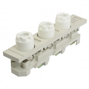 AC 500V 10 Amps Fuse Link + E27 Triple Pole 690V 25A Ceramic Screw Type Base