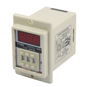 AC DC 36V 8 Pin 0 1 99 9 Minutes Digital Timer Time Delay Relay Beige ASY 3D