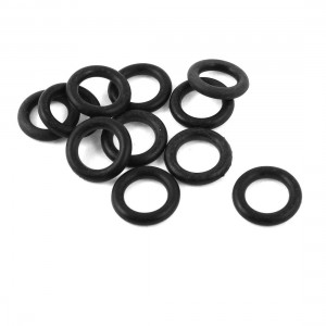 13mm x 4mm x 5mm Black Nitrile Rubber Sealing O Ring Seal Washer Grommets 11 Pcs
