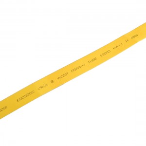 9mm Diameter Ratio 2 1 Heat Shrinking Shrinkable Tube Yellow 2M Long