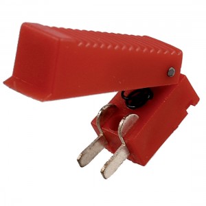 Red Plastic Housing Metal 2 Pins Normally Open Electric Tool Switch