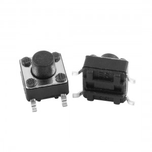 100 Pcs Momentary Tact Tactile Push Button Switch SMD SMT PCB 4 Pin 6 x 6 x 6mm