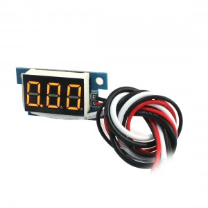 Yellow LCD Display DC 0-1A 3Digit Current Measuring Amperemeter Ammeter