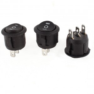 3 Pcs AC 10A125V AC 6A250V 3 Pin Solder SPDT on Off on 3 Position Rocker Switch