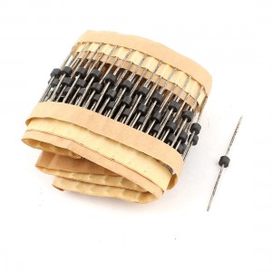 Black Silver Tone 3x2x0 6mm Metal Axial Leads Ferrite Beads Inductors 150 Pieces