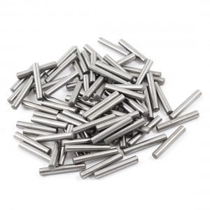 100pcs Stainless Steel 3 1mm x 19 8mm Dowel Pins Fasten Elements Silver Tone