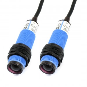 2pcs NPN No 5M Through Beam Type Photoelectric Sensor Switch Detector E3F 5DN1