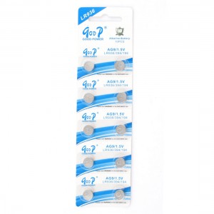 10x AG9 G9 LR45 SR45 LR936 1.5v 394 Alkaline Battery Button Cell Watch Batteries