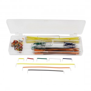 140 Pcs Breadboard Jumper Cable Wire Kit w Box for Arduino Board