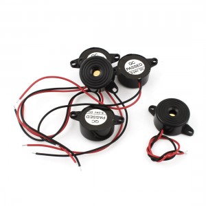 5pcs DC 3 24V Wire Leads Industrial Audio Piezo Electronic Alarm Buzzer