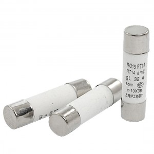 3pcs x 500V 32A Ceramic Fast Acting Fuse Link Fuses RT18 RT14 10x38mm