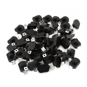 50 Pcs 2 Pin Self Locking Push Button Tactile Tact Switches 17x12x10mm