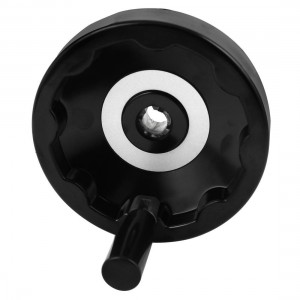 150mm x 16mm Aluminium Alloy Back Ripple Hand Wheel for Milling Machines