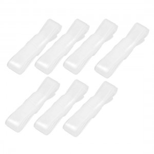 7 Pcs 14mm Diameter Clear Polyolefin Heat Shrinking Tube 2M 6.6Ft