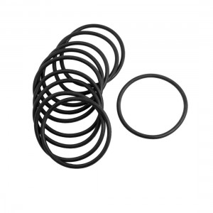 10 Pcs 3mm x 52mm Rubber Sealing Oil Filter O Rings Gasket Black