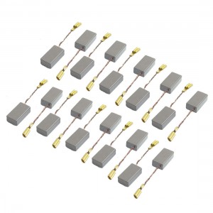 10 Pairs 15mmm x 8mm x 5mm Electric Motor Carbon Brushes