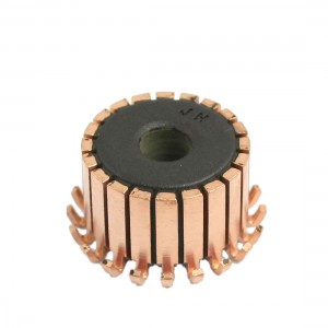 4.5mm Shaft Dimeter 20 Gear Tooth Copper Shell Mounted On Armature Commutator
