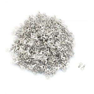 1000 Pcs Non Insualted Ring Terminals Connector for AWG 22-16