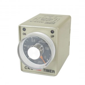 DC 12V 0-1 Seconds 1s Plastic Housing Delay Timer Time Relay 8 Pin AH3-3