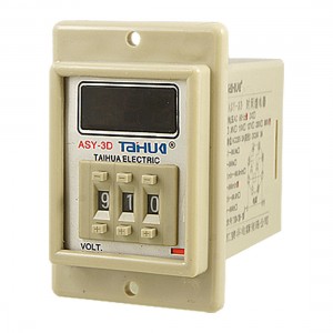 AC 380V Power ON Delay Timer Time Relay 1-999 Minute 8 Pin ASY-3D