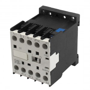 CJX2-K1201 110 Volts Coil 35mm DIN Rail 12A Three Pole 3P 1NC AC Contactor