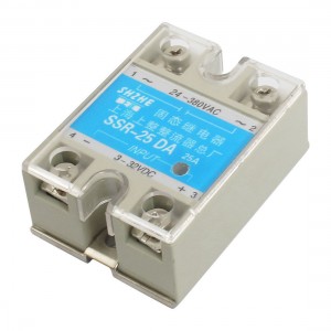 SSR-25DA DC to AC Covered Solid State Module Relay DC 3-32V AC 24-380V