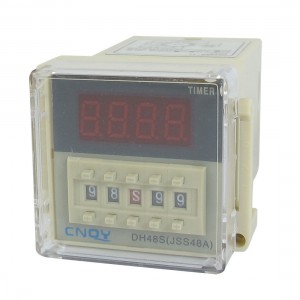 DH48S-11 LCD Display Time Timer Delay Relay 11-Pin DPDT 0.01S-9999H AC/DC24V