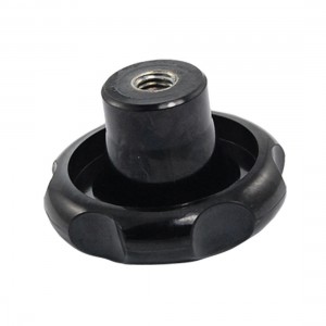 10mm Female Thread Dia Screw On Type Corrugated Knob