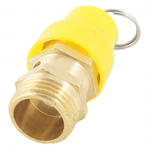 51/64" Dia Thread 1.5MPa Pressure Relief Valve for Air Compressor