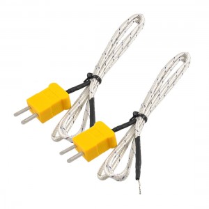 2 x -50-204C Fork Terminal K Type Thermocouple Temperature Control Sensor