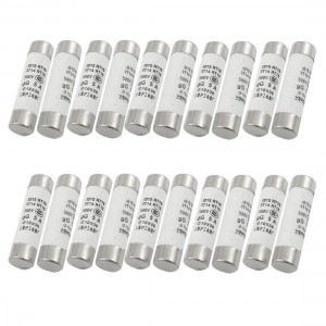 20 Pcs RO15 Series 500V 5A Cylinder Cap Ceramic Fast Blow Fuse Links 10x38mm