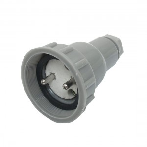 DC 24V 10A Plastic Housing 2P Waterproof Marine Plug CTF2-1