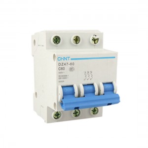 4000A Breaking Capacity 3 Pole Mini Circuit Breaker 60A