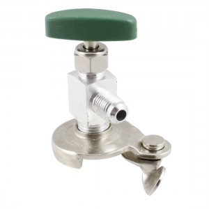 Green Plastic Cap 3/8"NPT Threaded Universal Refrigerant Can Tap Valve Opener