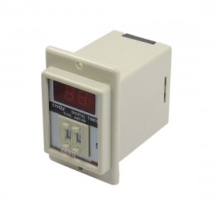 White AC/DC 36V Power on Delay Timer Time Relay 0.1-9.9 Second 8 Pins ASY-2D