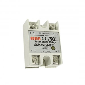 DC to AC Solid State Relay SSR-75 DA-H 75A 3-32V DC / 90-480V AC